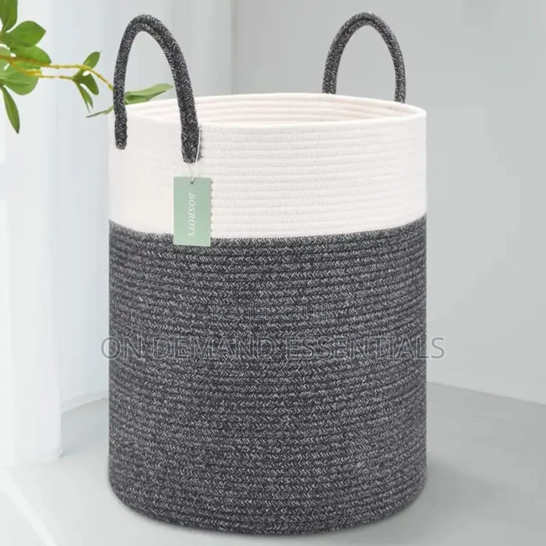 Cotton Rope Laundry Basket