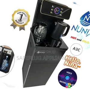 Nunix A3C Bottom-Load Water Dispenser – Hot Cold With Coffee Maker