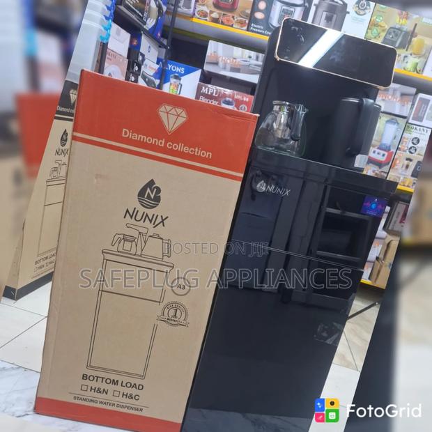 Nunix A3C Bottom-Load Water Dispenser – Hot Cold With Coffee Maker - main view