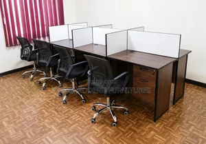 Workstation Cluster With Chairs