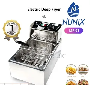 Nunix Electric Deep Fryer 6ltr Capacity