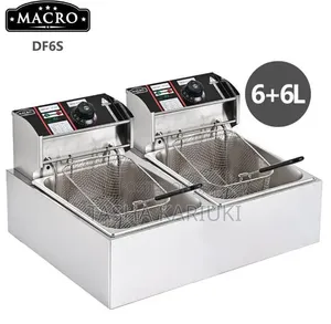 Macro Electric Deep Fryer 6Ltr + 6Ltr Capacity City