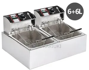 Macro Electric Deep Fryer 6Ltr + 6Ltr Capacity City