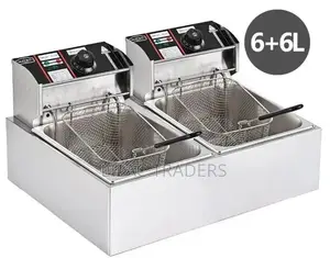 Macro Electric Deep Fryer 6Ltr + 6Ltr Capacity City