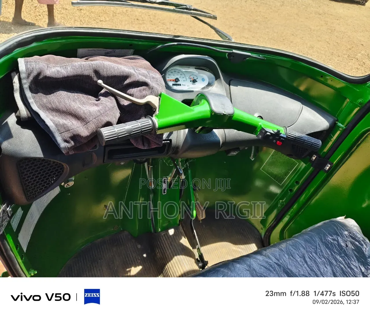 New Piaggio Scooter 2025 Green
