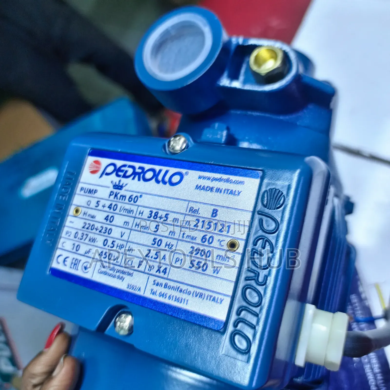 Pedrollo 0.5HP PKm 60 Peripheral Impeller Booster Water Pump