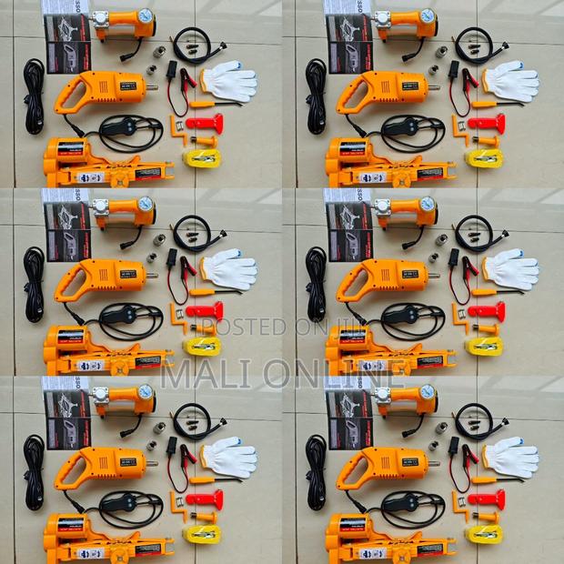 3T Electric Car Jack Kit Roadside Emergency Toolkit