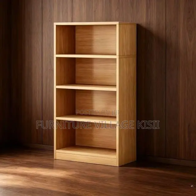 Office Furniture; 4-Shelf Open Storage Bookshelf