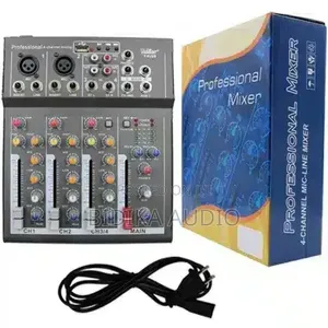 F4USB 4 Channel Audio Mixer With Bluetooth