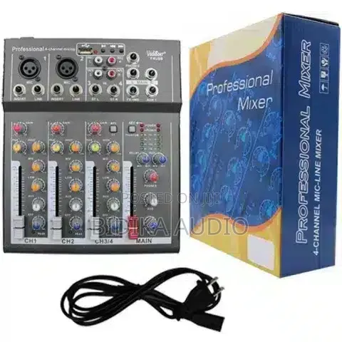 F4USB 4 Channel Audio Mixer With Bluetooth