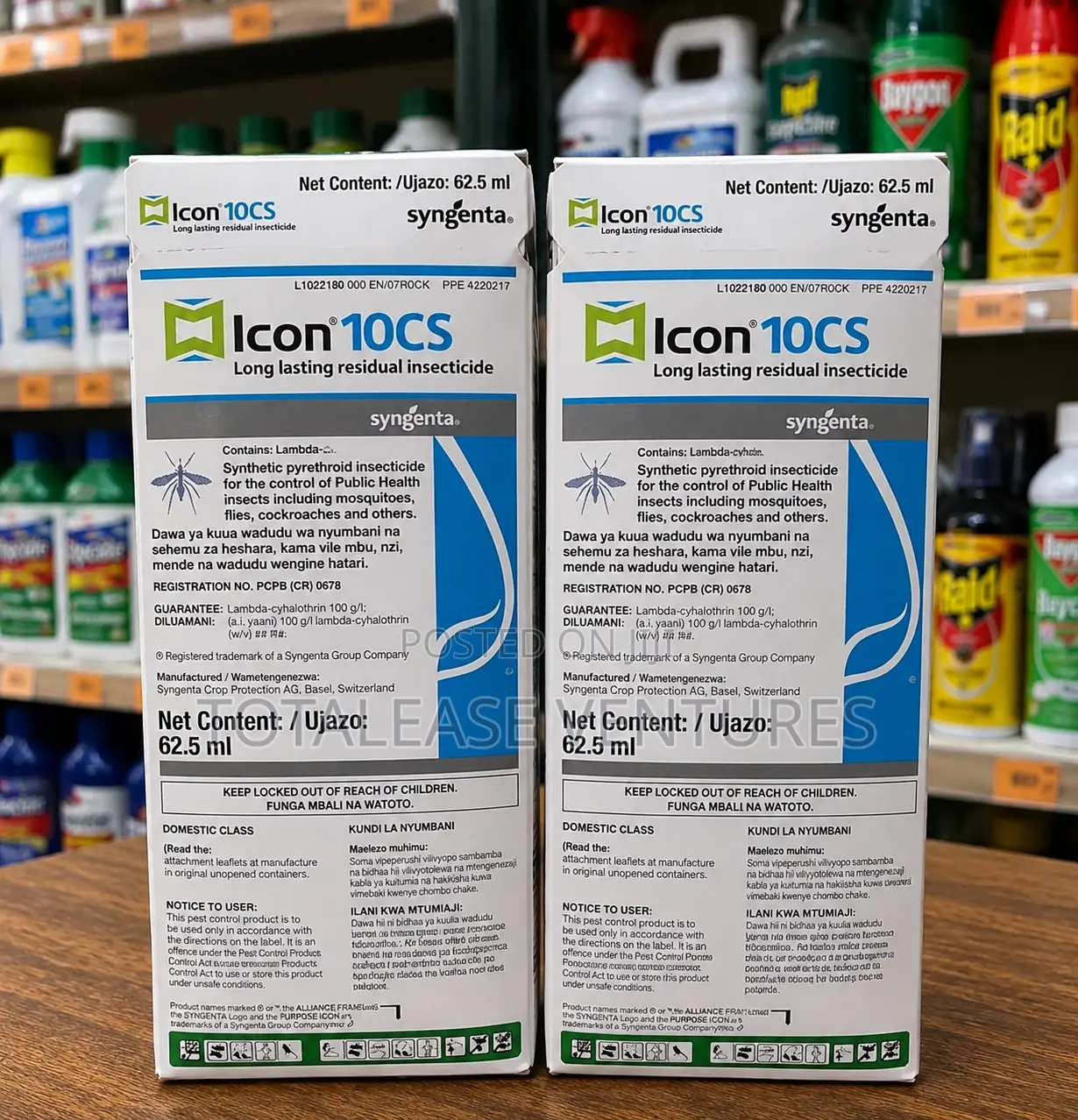Icon 10CS 62.5ml | Mosquito, Cockroach Fly Insecticide