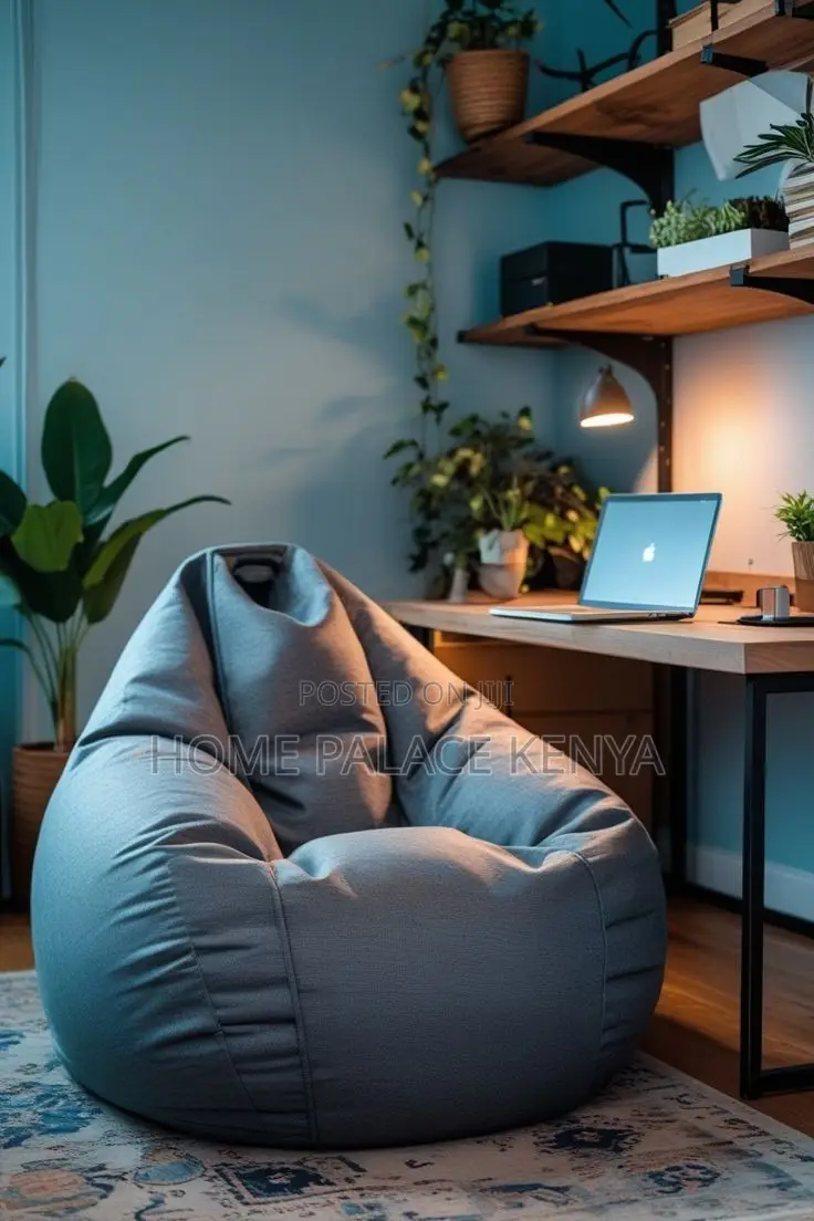 Chair; Modern Floor Bean Bag Chair for Gaming, Reading and Relaxing