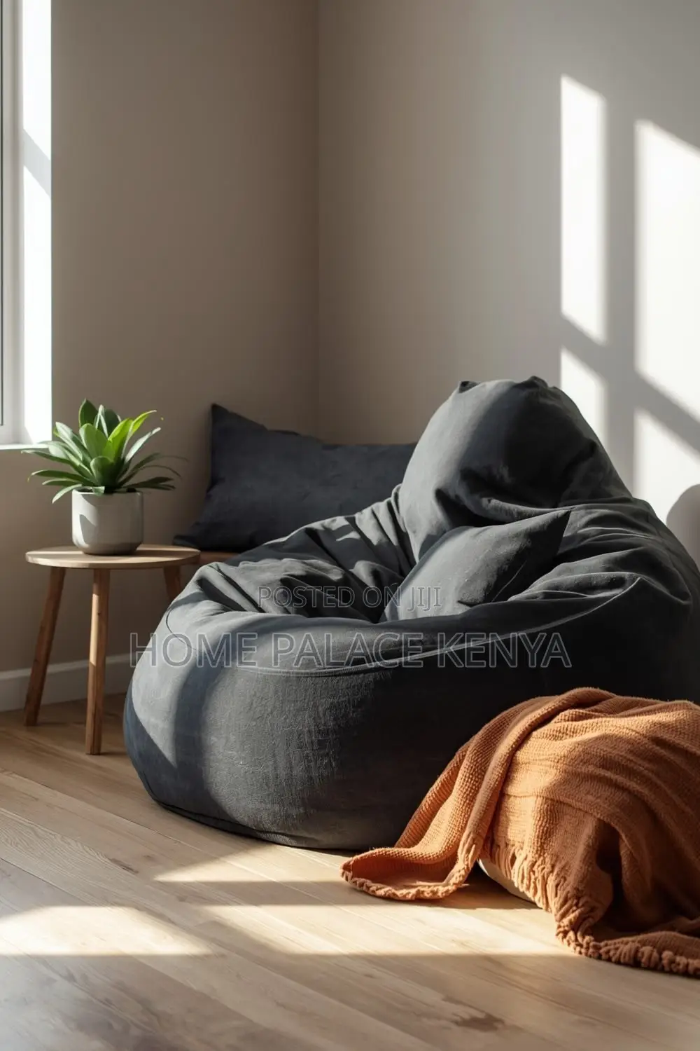Chair; Modern Floor Bean Bag Chair for Gaming, Reading and Relaxing