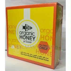 Organic Honey or 24 Sachets With Royal Jelly Bee Pollen Mixed Herbal