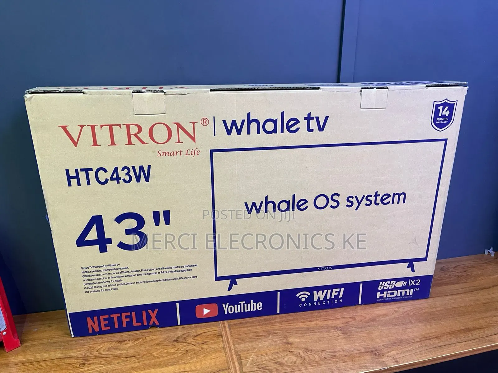 Vitron 43 Inch Whale TV HTC43W