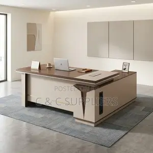 Executive L-Shaped C C Boss Desk-160cm