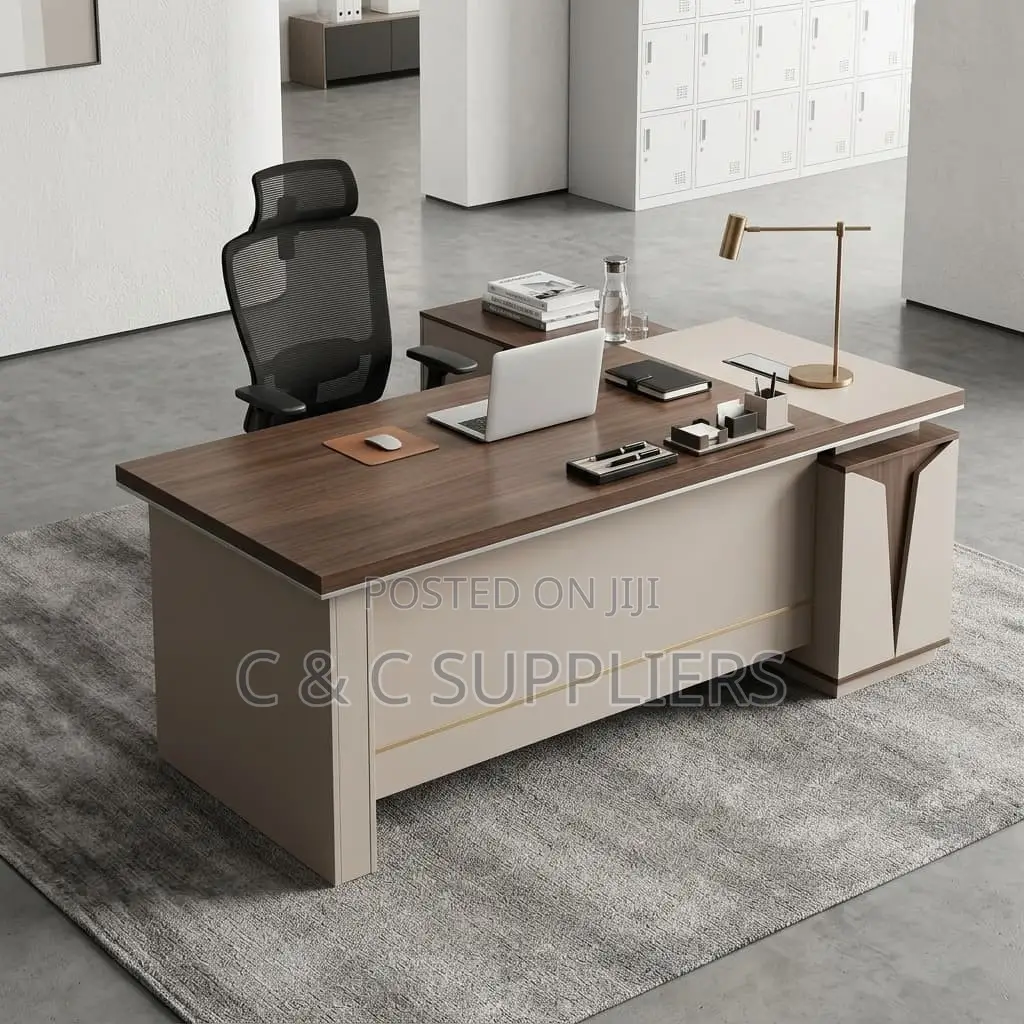 Executive L-Shaped C C Boss Desk-160cm