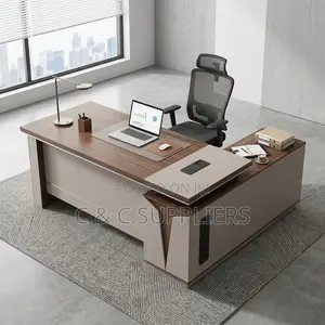 Executive L-Shaped C C Boss Desk-160cm