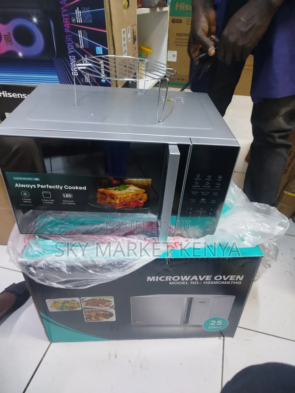 Hisense Microwave Oven With Grill Function 25litres