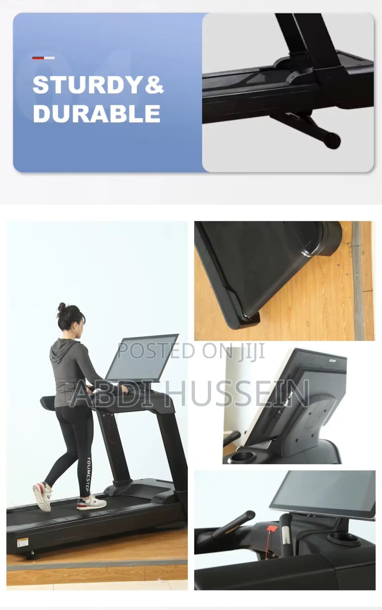 Commercial Treadmill With 32inch Touch Screen