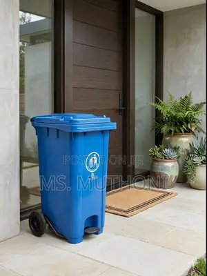 Wheelie-120 Liter Plastic Dustbin Trash Can