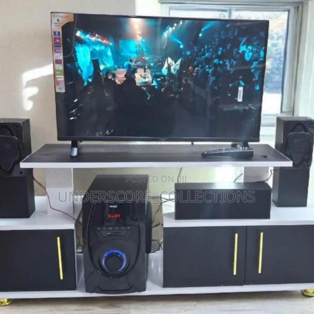 TV Stand With LED - main view
