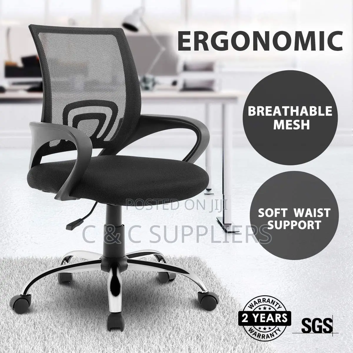 Clerical Mesh Chair for Computer Work