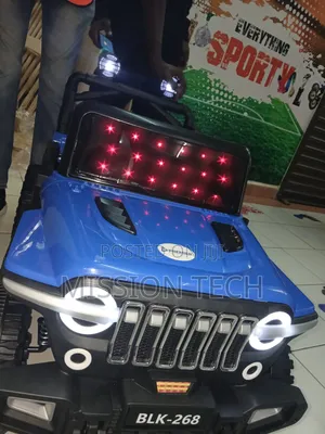 Jeep-Style Kids' Electric Ride-on Car, **[Model BLK-268]**