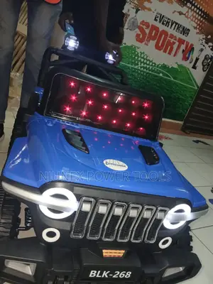 Jeep-Style Kids' Electric Ride-on Car, **[Model BLK-268]**