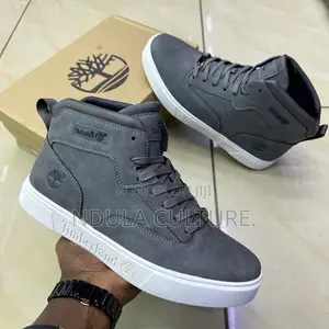 Timberland High-Top Leather Casual Sneakers