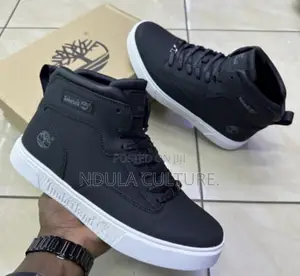 Timberland High-Top Leather Casual Sneakers
