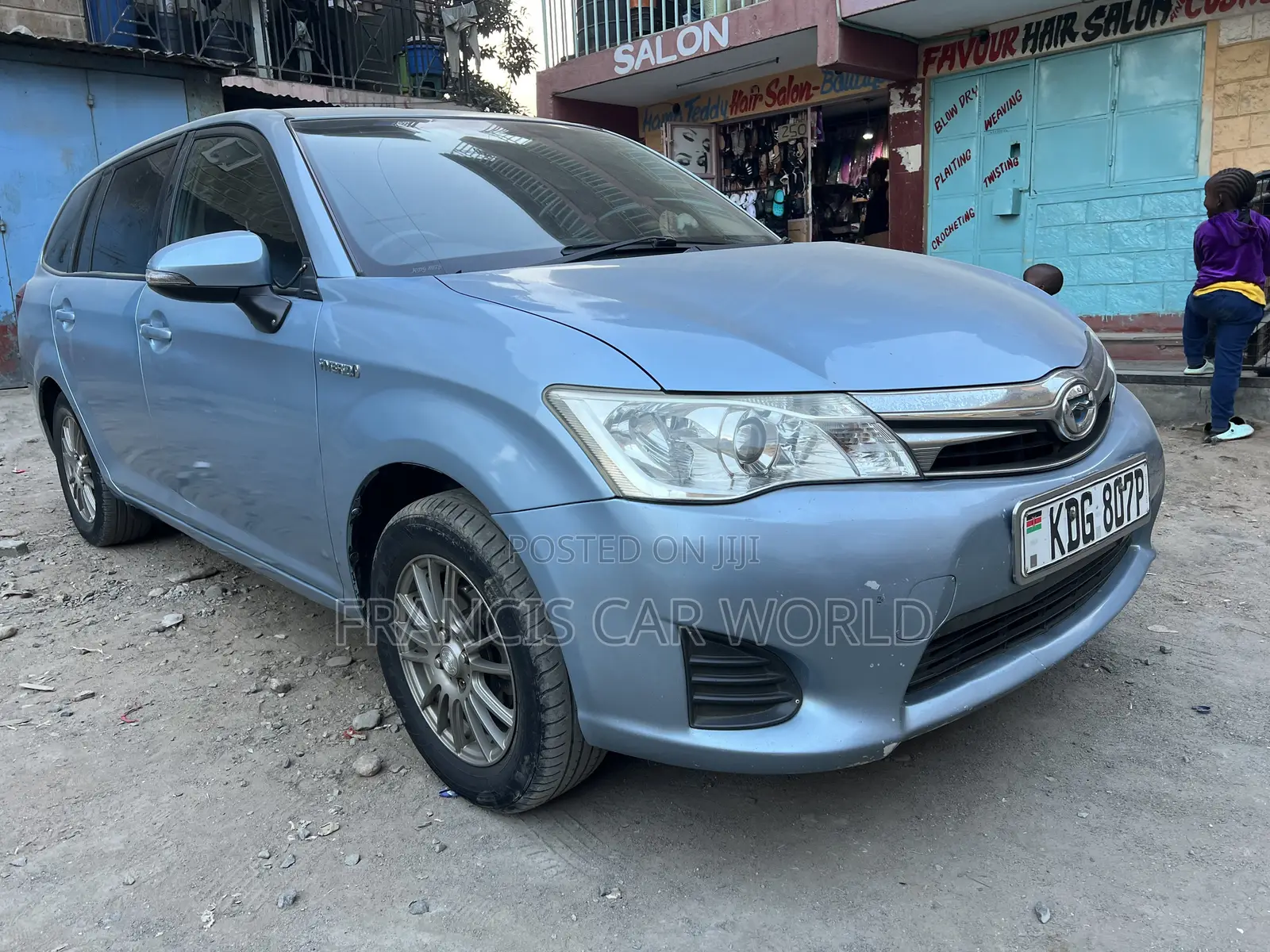 Toyota Corolla Fielder 2014 Blue