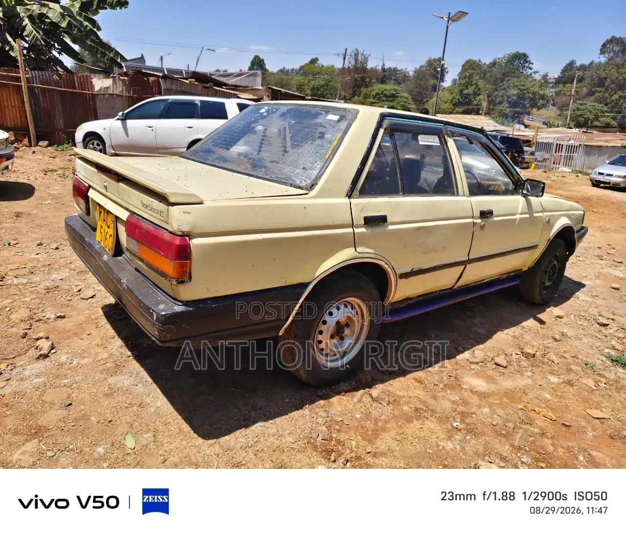 Nissan Sunny 1987 Yellow