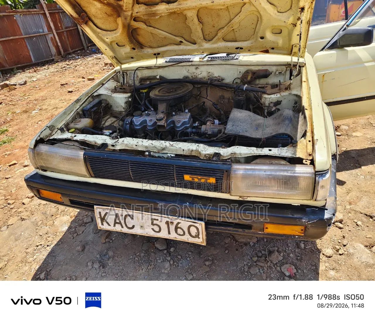 Nissan Sunny 1987 Yellow