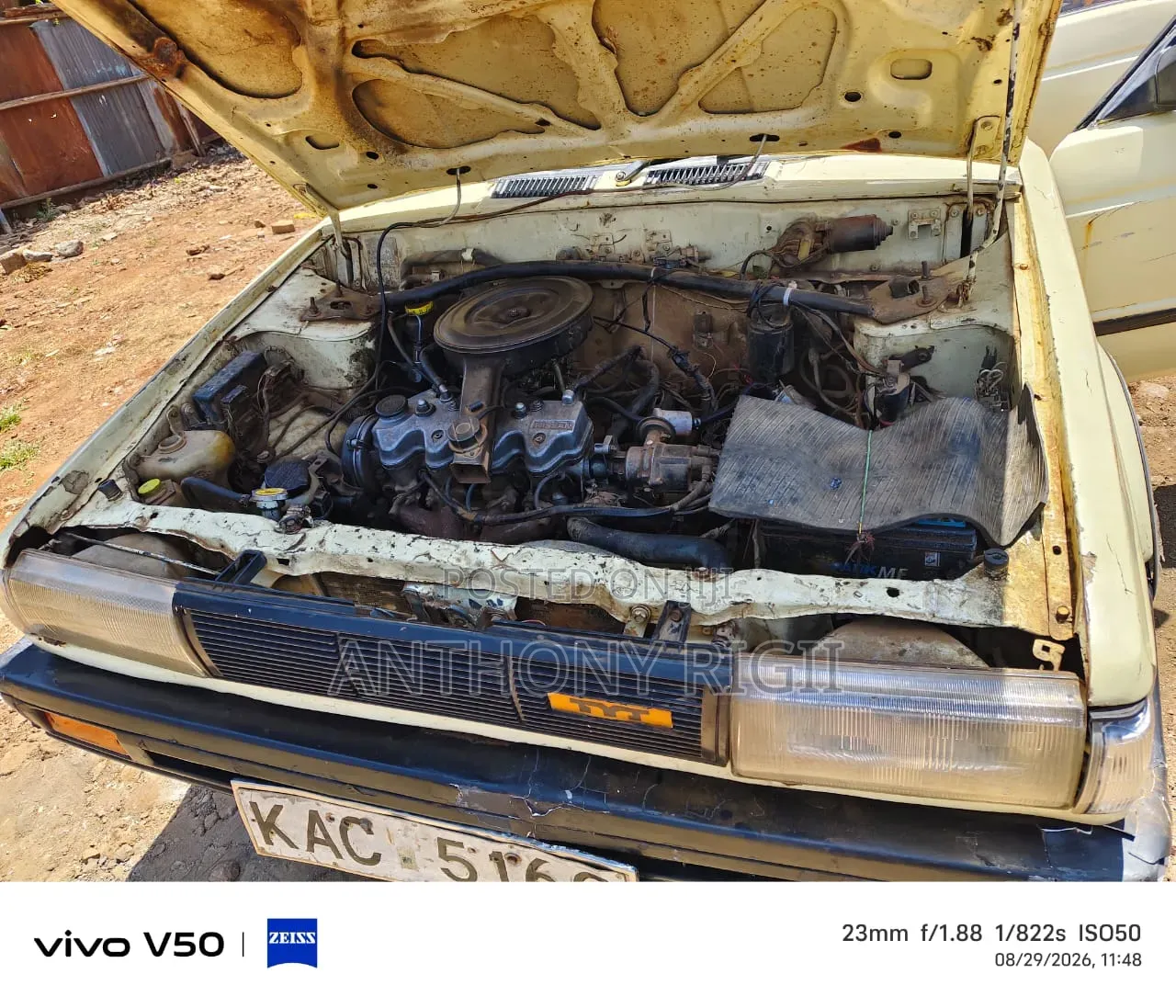 Nissan Sunny 1987 Yellow