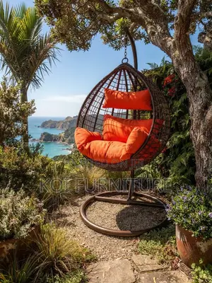 Home Chairs; Rattan Hanging Rotational Balcony Outdoor Hammock Chair
