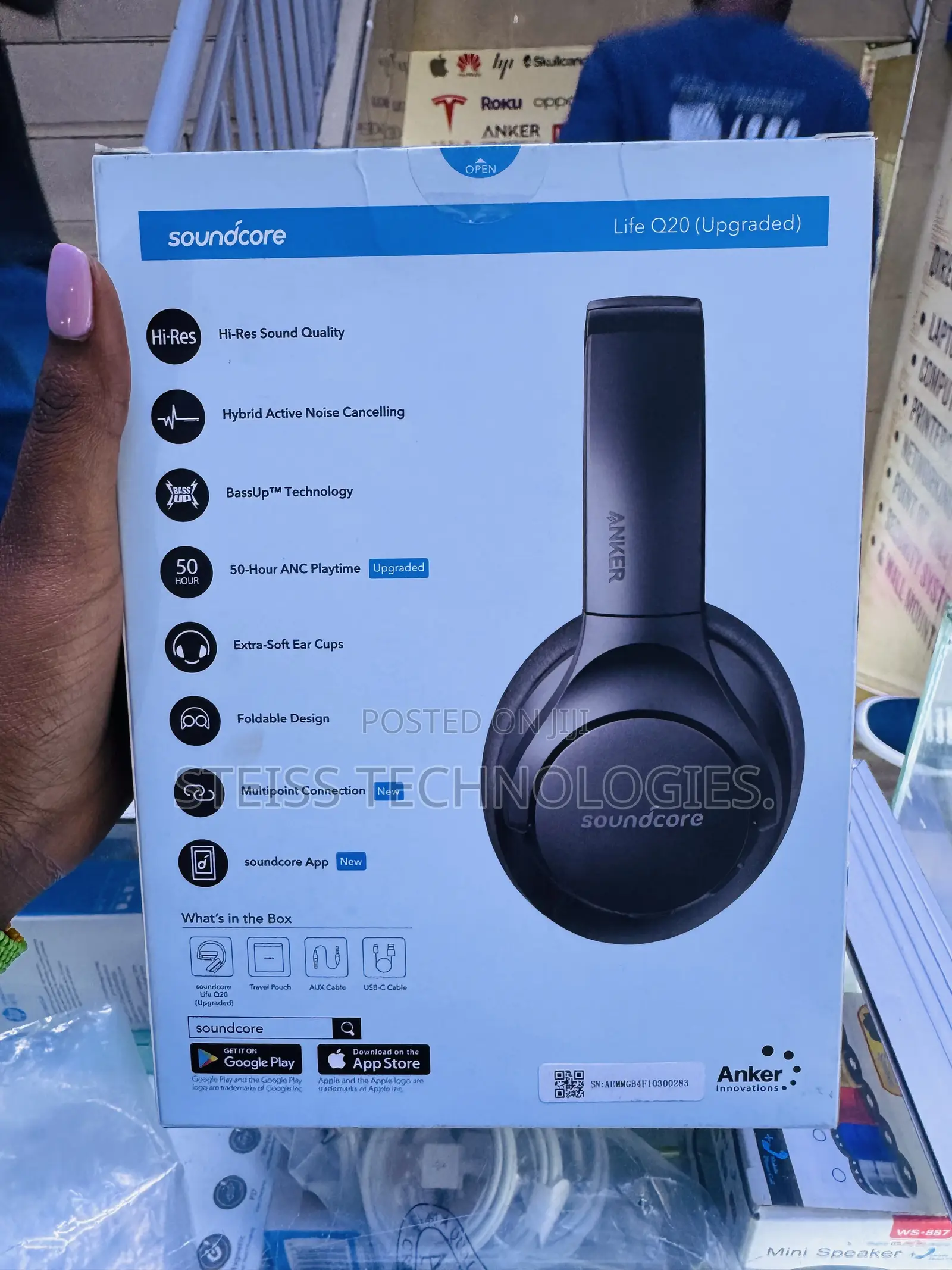 Soundcore by Anker ANC Wireless Headphones.
