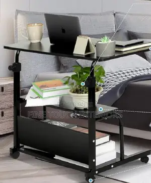 Spacious Laptop Desk With Storage Shelf