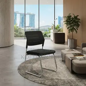 Office Chairs; Sled Base Visitors Mid Backrest Reception Mesh Seat