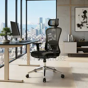 Office Chairs; Ergonomic Black Style Senate Office Mesh Chairs