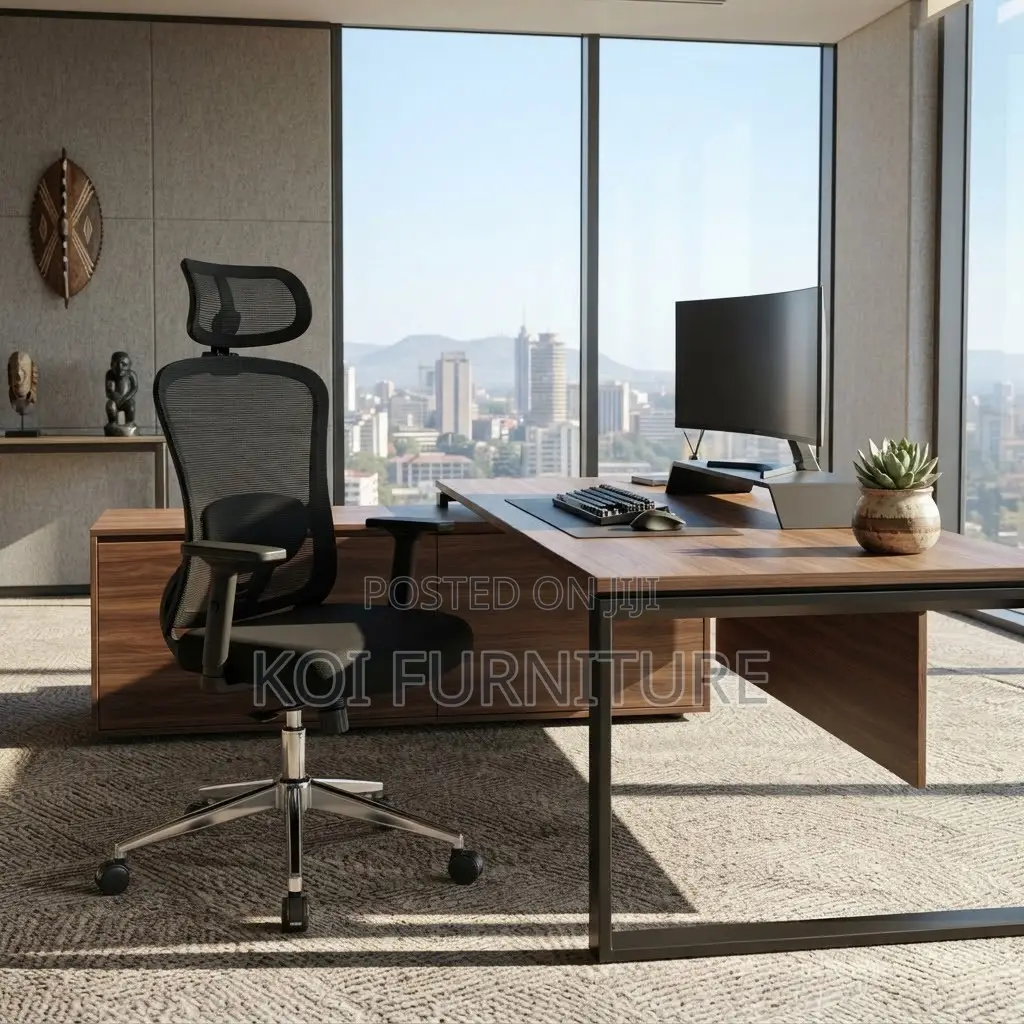 Office Chairs; Ergonomic Black Style Senate Office Mesh Chairs