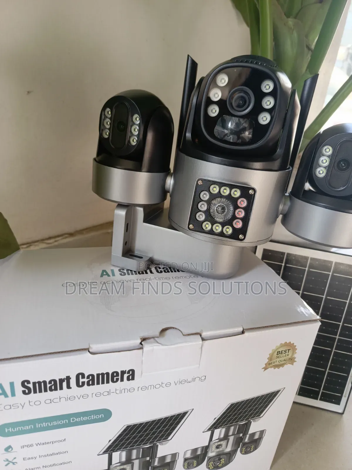 OmniGuard Pro: Smart Multi-Angle AI Solar Security Camera Z