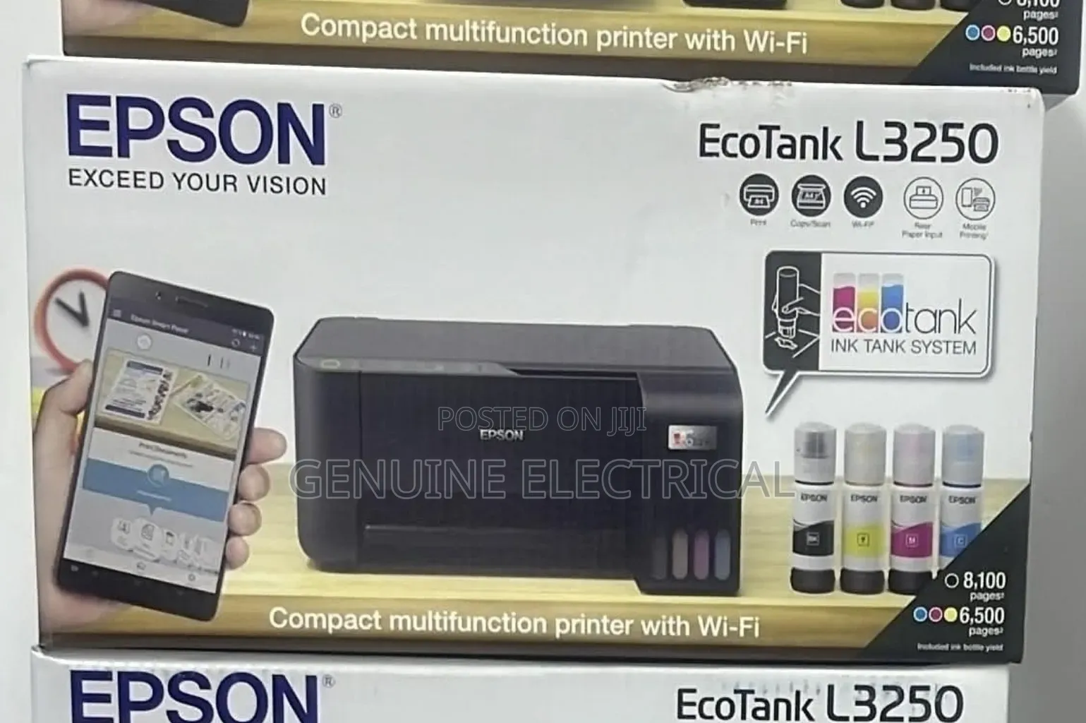 Epson L3250 Ecotank Compact Multifunctional Printer With Wifi Ep
