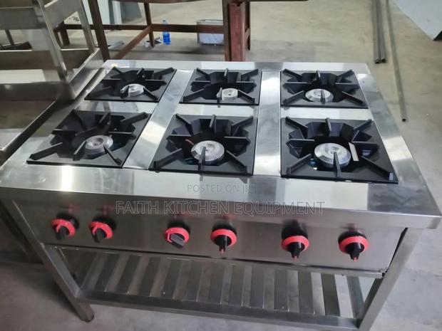 Improve Stainless Steel Six Burners