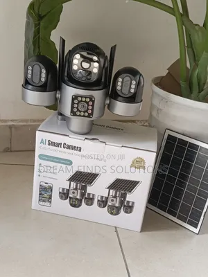 ZenithWatch: Next-Gen Triple-View Solar PTZ Camera 