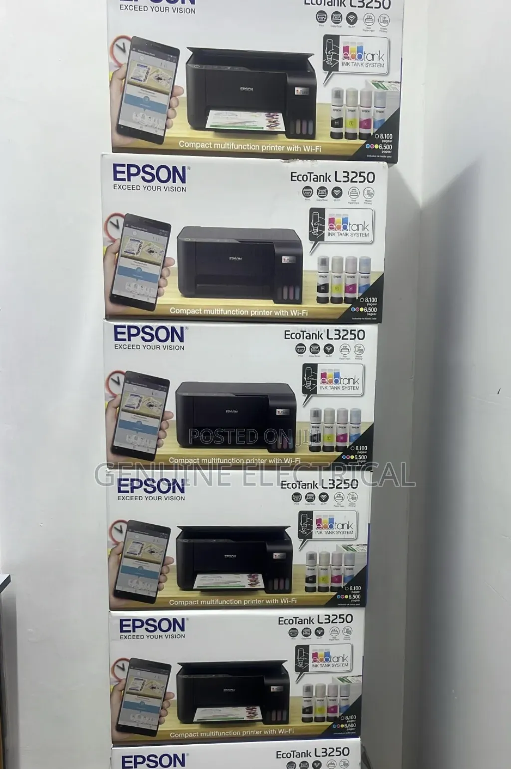 Epson L3250 Compact Multifunctional Printer Wifi Based Ep