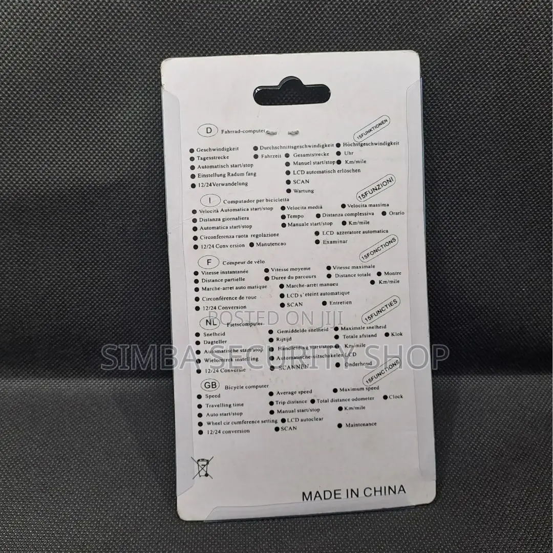 Bicycle Speedometer Odometer Bike Computer Wired Cycling Digital Watch