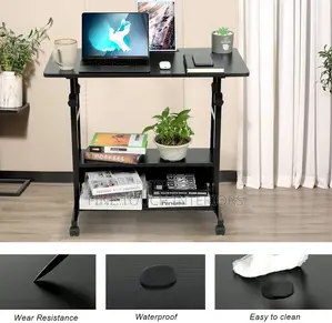 Modern Work-From-Home Laptop Desk