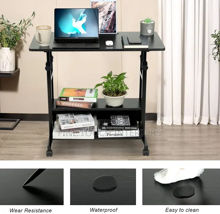 Modern Work-From-Home Laptop Desk