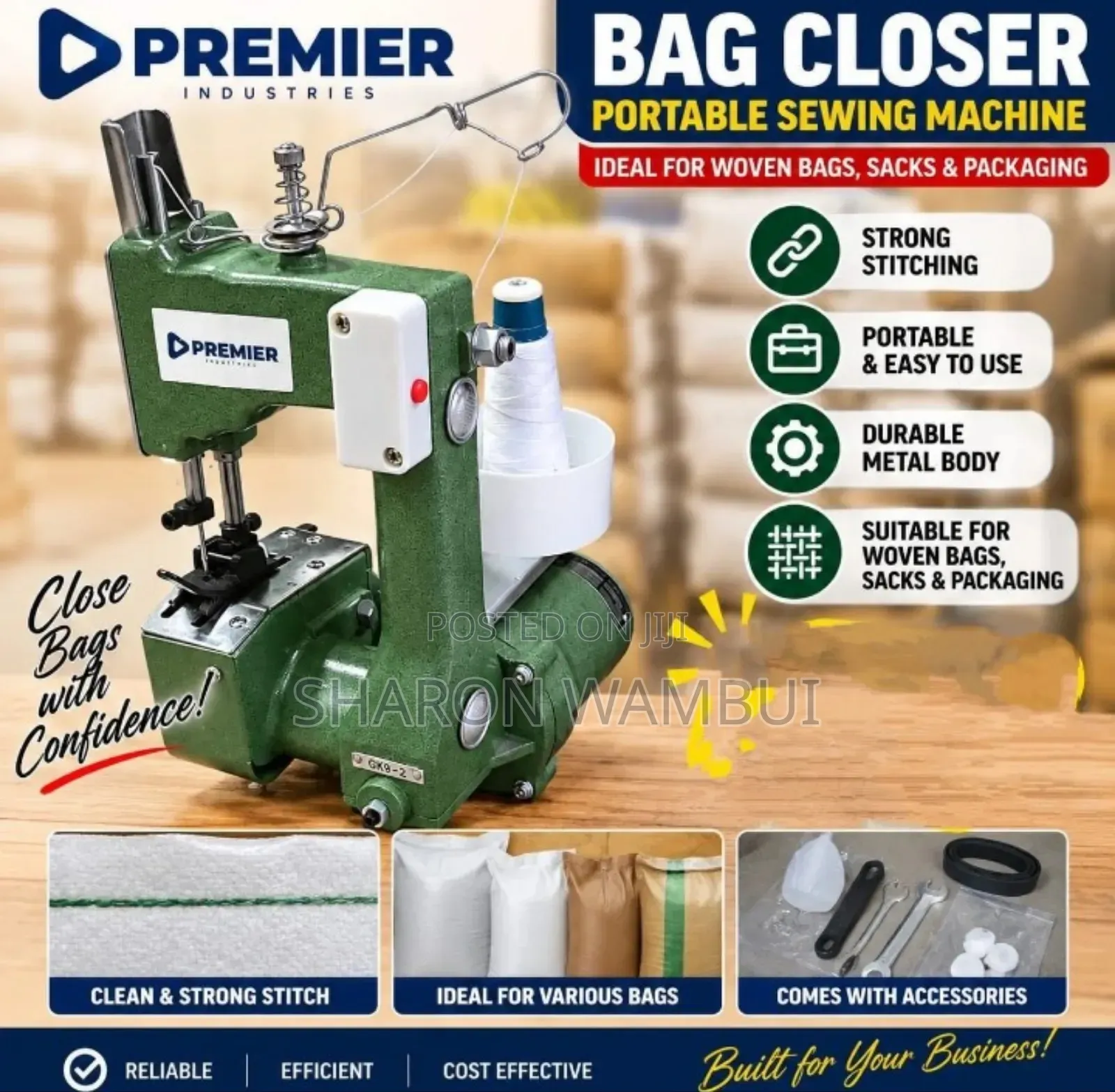 New Premier Portable Bag Closer/Premier Bag Closer